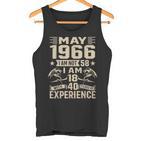 Ich Bin Nicht 58 Ich Bin 18 Mit 40 Jahren Geburtstag Lustig Mai 1966 Tank Top