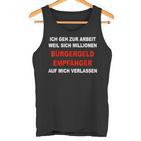 Ich Geh Zur Arbeit Tank Top