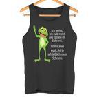 Ich Habe Nicht Alle Masse Im Schrank Frosch Ich Habe Nicht Alle Tassen Tank Top