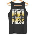 Ich Würde Lieber Bench Press Tank Top