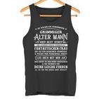 Ja Ich Bin Einerwöhnter Grimmiger Alter Man Tank Top