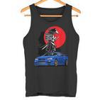 Jdm Skyline R34 Auto Tuning Japan Samurai Drift Tank Top