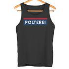 Junggesellenabschied Jga Polterei Polizei Tank Top