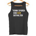 Kann Spurenon Bier Enthalten Tank Top