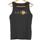 Karnten Flag Heartbeat Austria Coat Of Arms Karntner Flag Tank Top