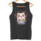 Katze Ramen Essen Nudeln Manga Anime Japanisch Kawaii Cute Tank Top