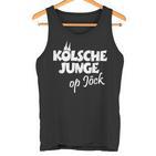 Kölsche Junge Op Jöck Kölner Unterwegs Cologne Tank Top