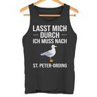 Lass Mich Durch Ich Muss Nach St Peter Ording Holiday Tank Top