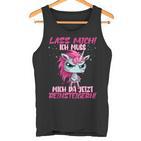 Lass Mich Ich Muss Mich Jetzt Da Reinsteigern Unicorn Tank Top