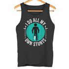 Leg Break T Good Better Break Leg  Tank Top