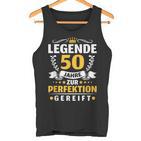 Legende 50 Jahre Zur Perfektion Gereift 50Th Birthday Tank Top