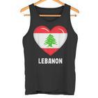 Libanon Flag Lebanese Tank Top