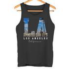 Los-Angeles California La Skyline Pride Tank Top