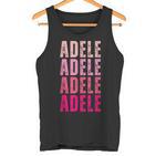 I Love Adele Pattern Personalised Name Adele Tank Top