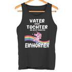 Lustigesater Einer Tochter Einhörner Geburt Baby  Tank Top