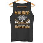 Maurer Masonermeister Bricklayer's Tank Top