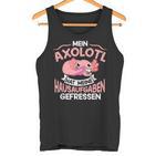 Mein Axolotl Hat Meine Homework Gefressen Axolotl Children's Tank Top