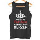 Mein Fick Dich Kommton Herzen Sayings Ironie S Tank Top