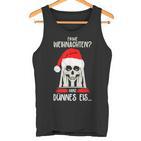 Merry Christmas Ganz Dünnes Eis Ich Hasse Weihnachten S Tank Top