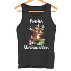 Merry Christmas Reindeer  Christmas Eve Tank Top