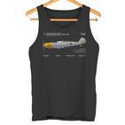 Messerschmitt Bf 109 Wwii Aeroplane Air Force Tank Top