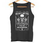 Metal Metalfan Rocker Biker Folk Music Heavy Metal Tank Top