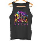 Miami Floridaibrant Colourful Miami Souvenir Tank Top