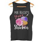 Mir Reicht's Ich Geh Stricken Tank Top