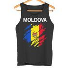 Moldova Flag Tank Top