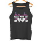 Music Mixer Der Discjockey Ist Jetzt Da Tank Top