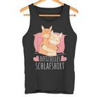 Offizielles Schlaf Nachthemd Schlafanzug Alpaca Lama Tank Top