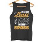 Ohne Bass Kein Spaß Chor Sänger Orchestra Tank Top