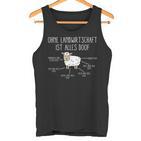 Ohne Landwirtschaft Ist Alles Doof Farmers Slogan Tank Top