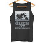 Ölich Aber Fröhlich Simson Ddr Moped Two-Strokeintage Tank Top