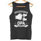 Opa Hoch 2 Grandchildren Grandchildren Grandpa Tank Top