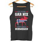 Oslo Ich Muss Gar Nix Ich Muss Nur Nach Norwegi Tank Top