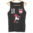 Österreich Fan Em Spieler Ball Nummer 12 Tank Top