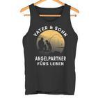 Papa Und Sohn Angelpartner Fürs Leben Angeln Angler Tank Top