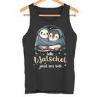 Penguin Official Sleep Ich Watschel Jetzt Ins Bett Tank Top