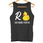 Pensioner Retirement Ich Habe Fertig Retirement Tank Top