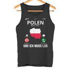 Polen Calls And I Must Go Poland Flag Tank Top