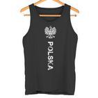 Polska Coat Of Arms And Eagle Tank Top