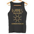 Pommes Pompoms Are Frittierte Sonnenenrahlen Tank Top