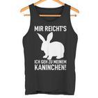 Rabbit Mir Reicht's Ich Geh Zu Meinem Rabbit  Tank Top