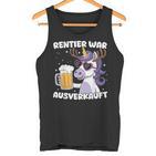 Reindeer War Ausverkauft Christmas Unicorn Tank Top