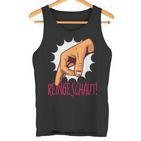 Reingeschaut Hand Reingeguckt Humour Game  Tank Top