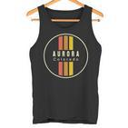 Retro Aurora Colorado Tank Top