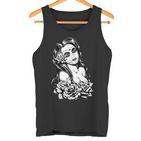 Retro Catrina I Retro Dia De Muertos I La Santísima Muerte Tank Top