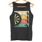 Retro Dart  For Dart Game Tank Top