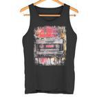 Retro Style Old School Music Tape Cassetteintage Mixtape Tank Top